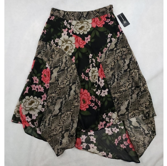 INC International Concepts Dresses & Skirts - INC Skirt Size 4 Mixed Print Floral Midi
